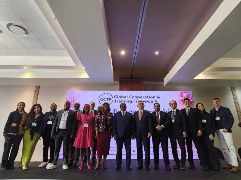 參與史瓦帝尼「2026 GCTF數位創業國際研習營」各國講者合影