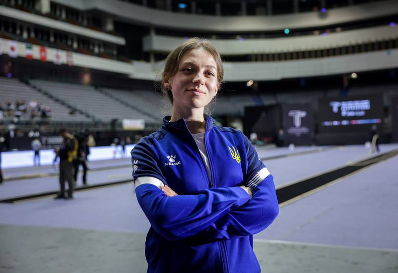 烏克蘭拔河國家隊選手謝夫楚克目前於烏克蘭軍隊服役，此次來台參加2026年台北世界室內拔河錦標賽，也是她第一次造訪亞洲國家。