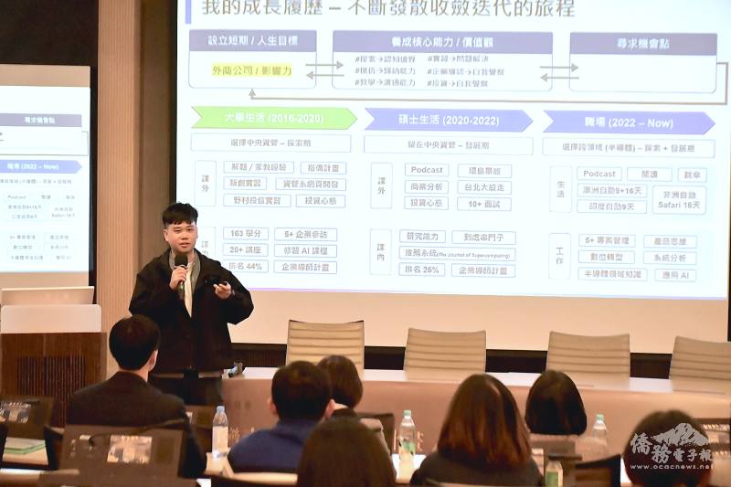 108年菲律賓馬尼拉組學員施柏丞分享職涯歷程