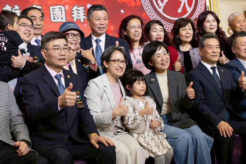 蕭美琴副總統14日晚間出席「新北市雲林同鄉會總會第六屆第二次理監事會暨新春團拜」