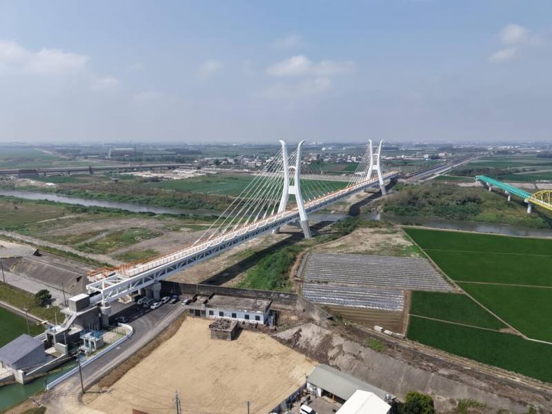 北港溪渡槽空拍圖。（圖取自農田水利署網頁iayli.nat.gov.tw）