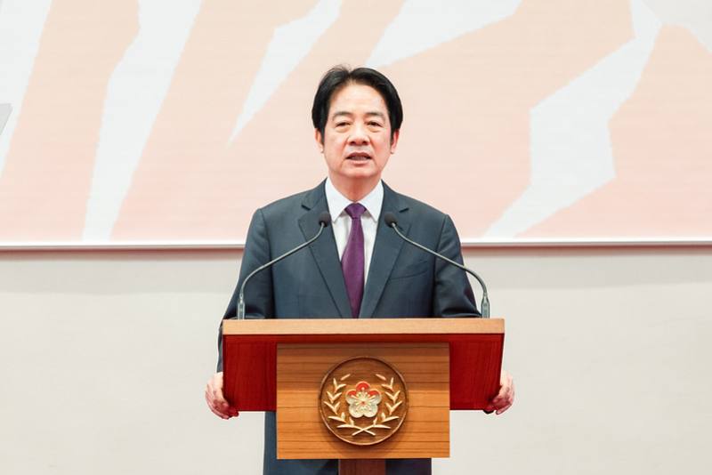 President Lai delivers an opening statement at the seventh meeting of the Healthy Taiwan Promotion Committee
