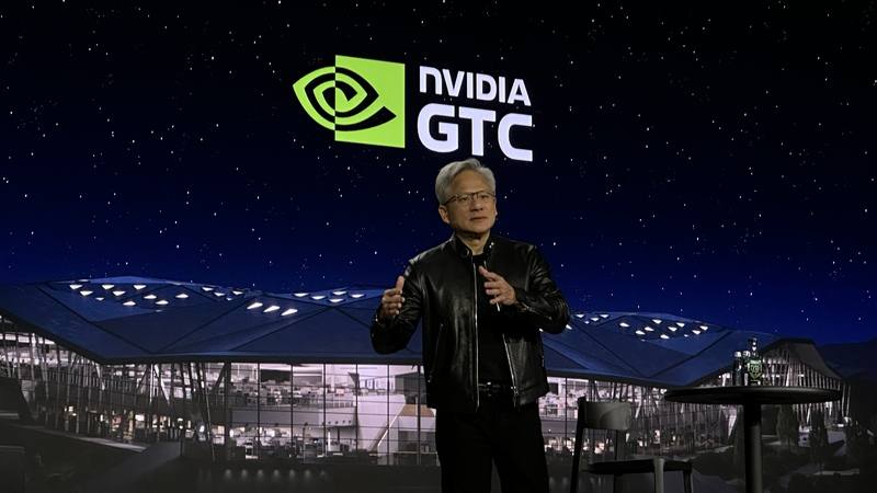 輝達執行長黃仁勳17日在GTC大會回應媒體提問地緣政治問題。