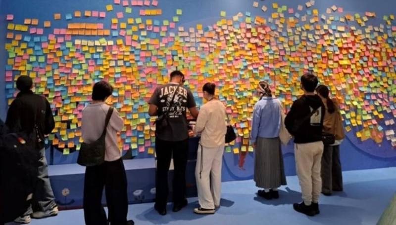 中正紀念堂常設展「自由花蕊」自開展以來，近4個月累積超過11萬人次參觀，許多人並留言發表感觸。（中正紀念堂管理處提供）