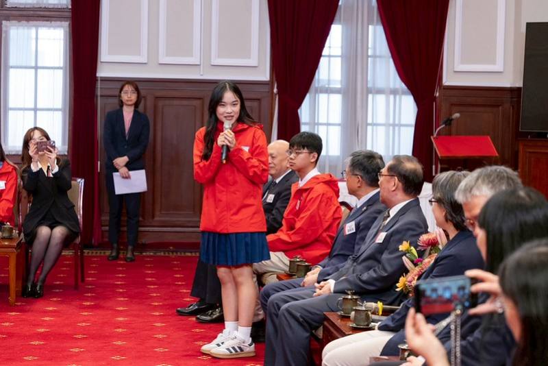 副總統接見第26屆「台新青少年志工菁英獎」傑出志工獎得主