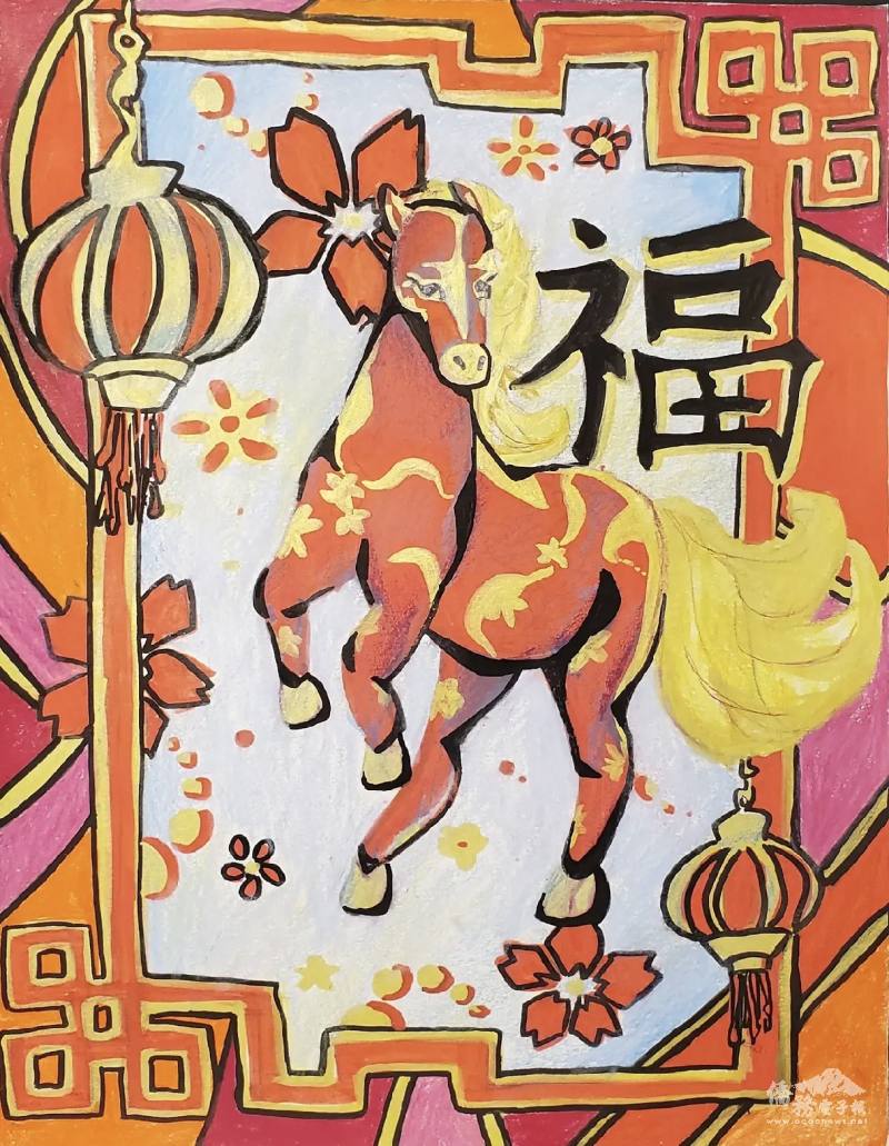 美西北區華文學校聯誼會-西雅圖華文學校的王又立同學，為高中組第一名