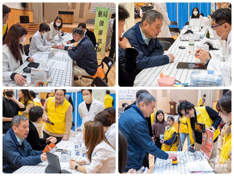 丘高偉親臨體驗各項義診