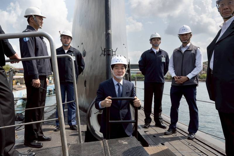 總統登艦視導海鯤軍艦