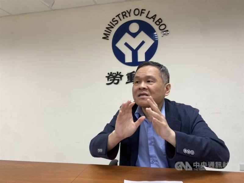 勞動部次長李健鴻。（中央社檔案照片）