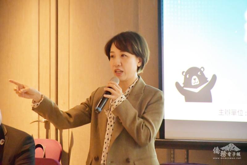 僑務委員會副委員長李姸慧致詞