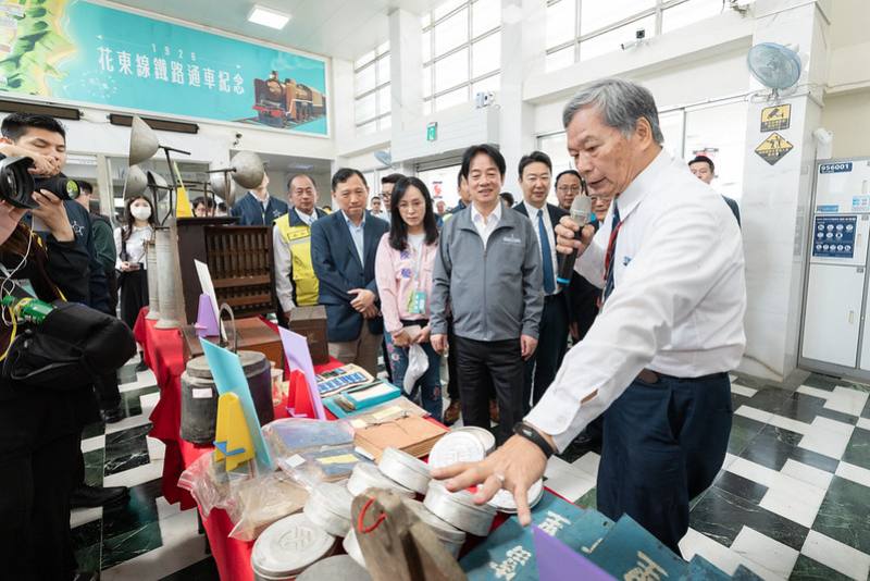 總統出席「花東鐵路通車百周年慶祝典禮」