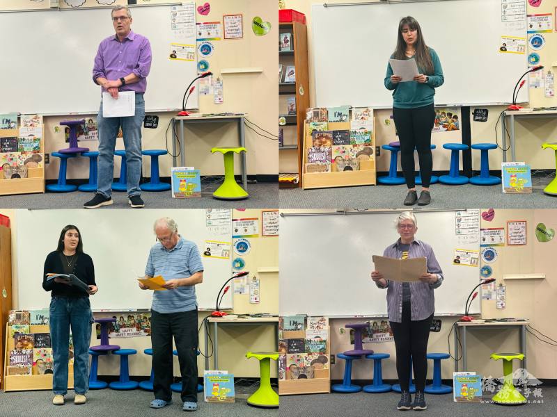 臺灣華語文學習中心參賽學生朗讀比賽剪影