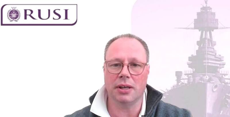 英國智庫「皇家聯合軍事研究所」印太區域安全高階研究員薛特爾－瓊斯告訴中央社，台灣可從密切追蹤研究荷莫茲海峽正在發生的事汲取寶貴教訓，為應對台灣海峽未來可能發生的各種情況預作準備。（視訊截圖）