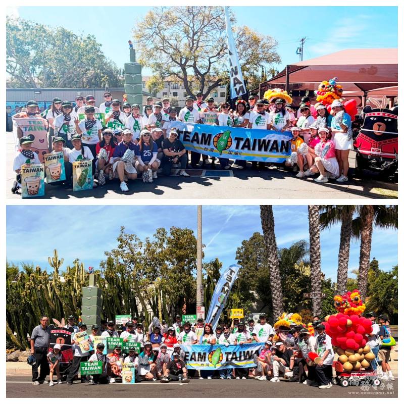 2026年燕子日遊行3月21日盛大舉行，熱情的橙縣、洛杉磯及聖地牙哥臺灣鄉親第四度籌組「挺臺灣」(Team Taiwan)遊行隊共襄盛會。