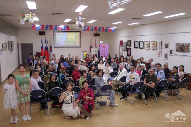 臺澳藝術交流開幕現場情形