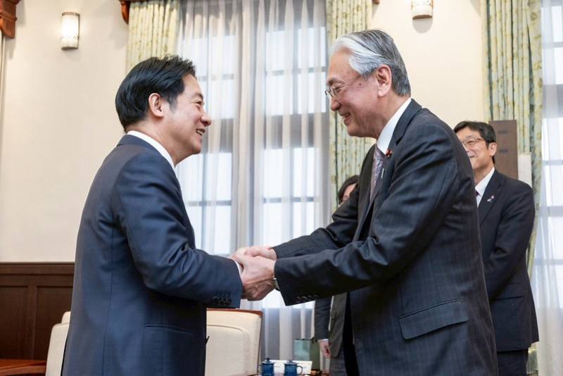 President Lai Ching-te meets with Japan-ROC Diet Members’ Consultative Council Chairman Furuya Keiji.