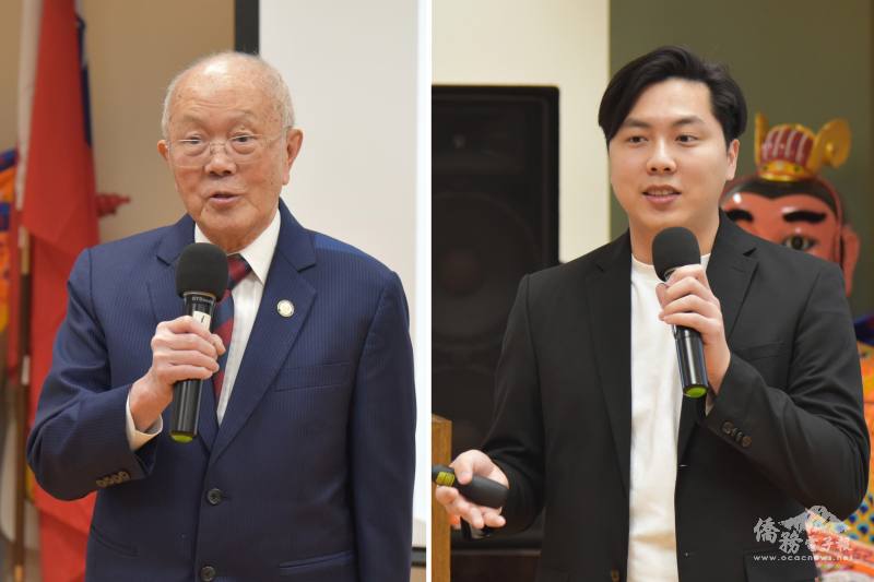 主講人林瑞源  (左) 及主講人龔泰源 (右)