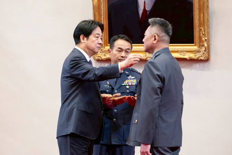 總統主持將官晉任授階典禮