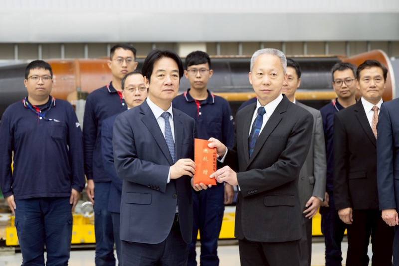 賴清德總統27日下午前往視導「國家中山科學研究院」