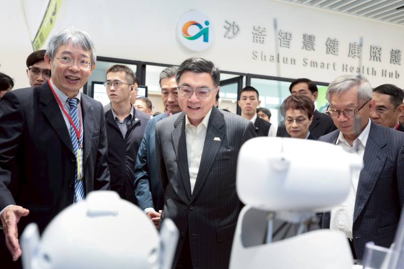 2026年3月28日行政院長卓榮泰出席國科會「AI創新應用大樓」啟用典禮