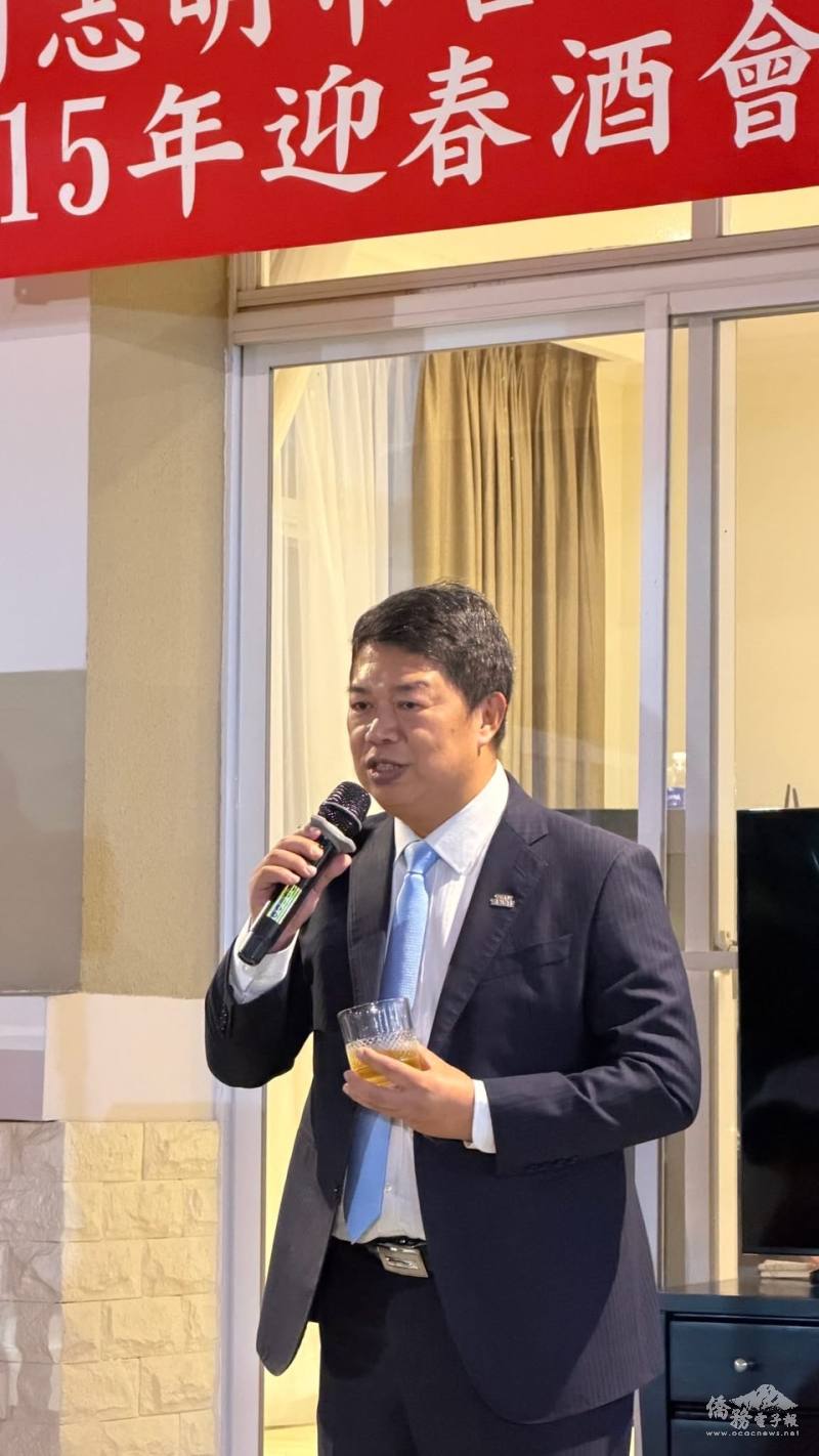 韓國耀向僑界表達感謝，並送上誠摯新春祝福