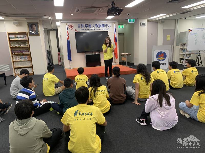 雪梨文教中心主任江佳慧肯定FASCA學員的積極參與及付出