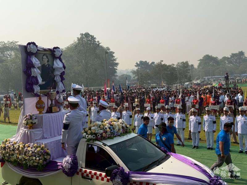 泰北329青運會迎公主盃