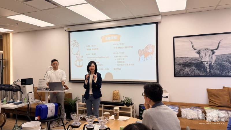 駐溫哥華辦事處僑務組組長郭淑貞感謝青商會舉辦創業講座服務年輕人