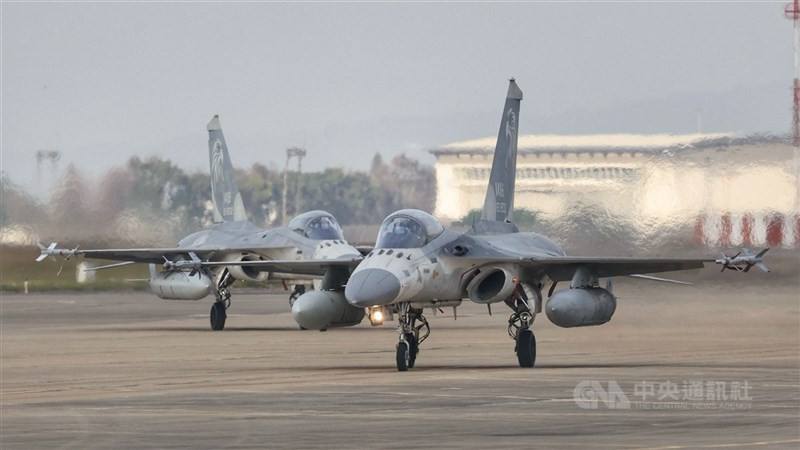 圖為空軍第三聯隊IDF戰機。（中央社檔案照片）