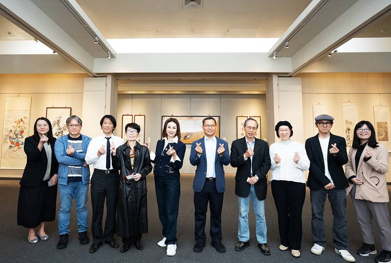 中國文化大學宣布成立「溥心畬全球教學研究中心」，致力活化藝術教育內涵，並整合溥心畬門人、故宮與史博館書畫專家組成團隊共同參與籌備。（文大提供）