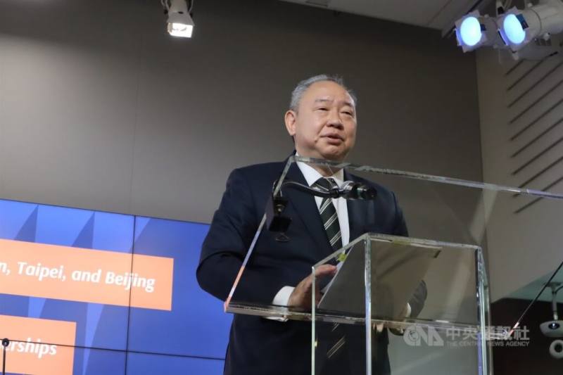 Alexandar Yui, Taiwan's de facto ambassador to the United States. CNA file photo