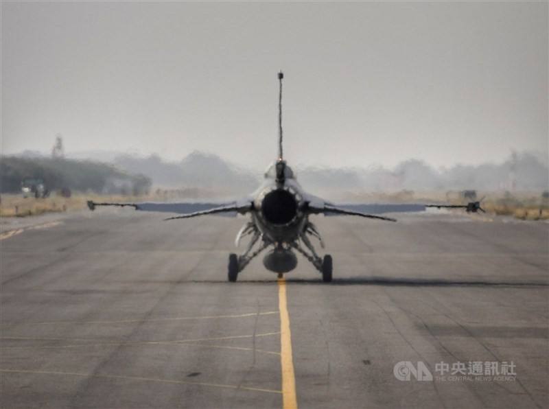 圖為空軍F-16V戰機。（中央社檔案照片）