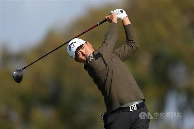 圖為職業高爾夫好手俞俊安。（中央社檔案照片）