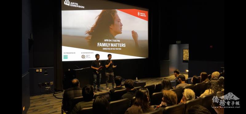 影展共會長林致中 (左)、蔡景全 (右) 主持活動開幕