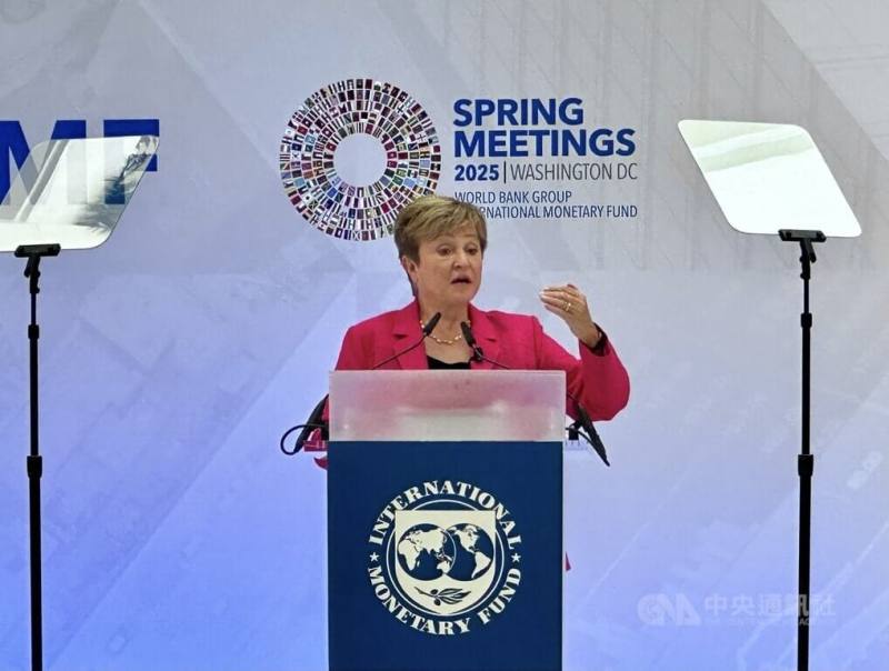 國際貨幣基金總裁喬治艾娃。（中央社檔案照片）