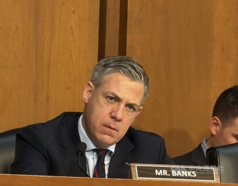 共和黨籍的美國聯邦參議員班克斯。（中央社檔案照片）