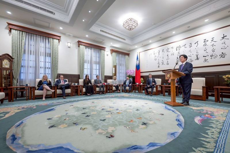 總統接見美國聯邦眾院「共和黨研究委員會」國安任務小組主席諾恩訪問團