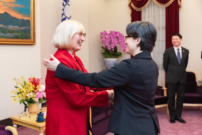 蕭美琴副總統7日上午接見「拉脫維亞國會友台小組訪問團」