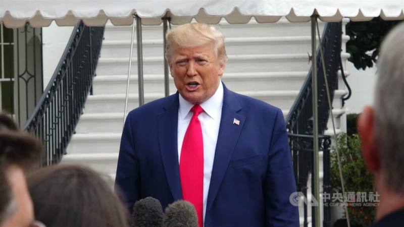 美國總統川普。