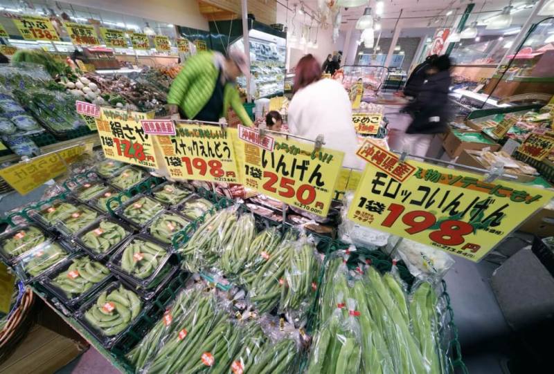 日本超市的商品標價。