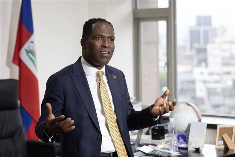 Haiti's ambassador to Taiwan Roudy Stanley Penn.