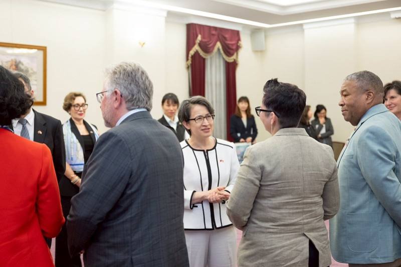 副總統接見「加拿大聯邦參議員訪問團」