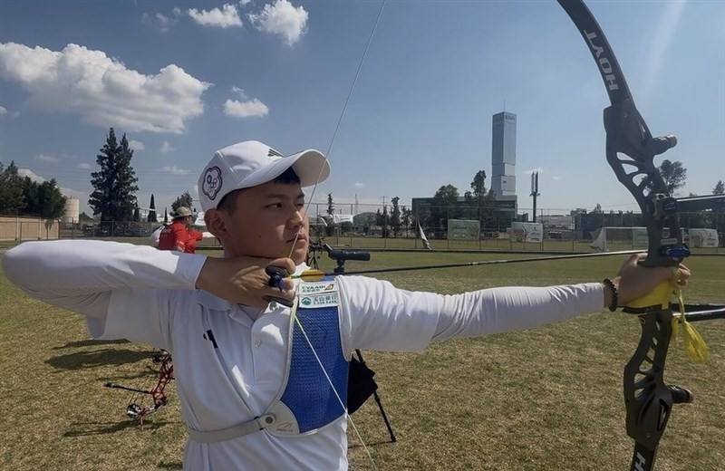 Taiwanese archer Tang Chih-chun. Photo courtesy of Liu Chan-ming