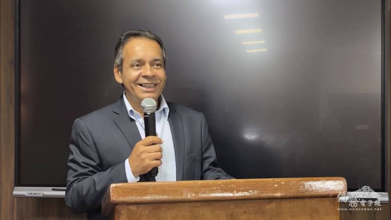 科爾曼表示臺灣民主經驗值得巴拉圭借鏡