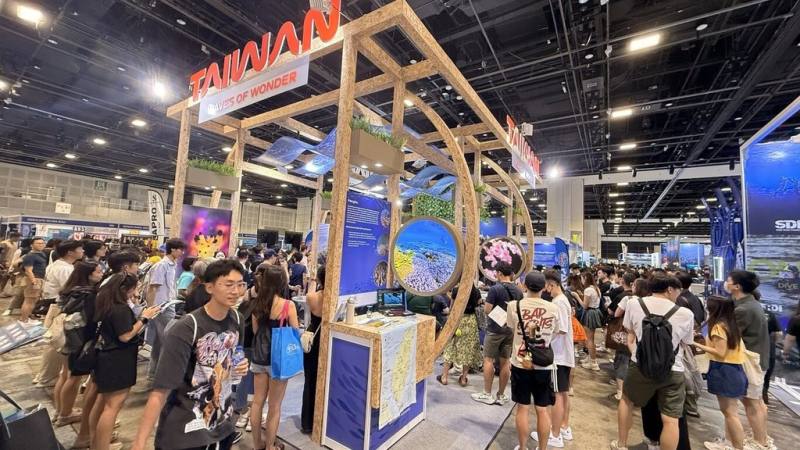 亞洲最大潛水展10日在新加坡登場，台灣觀光署設展主打「潛水旅遊」。