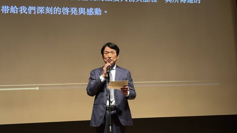 日本臺灣商會聯合總會賴本勉總會長致詞