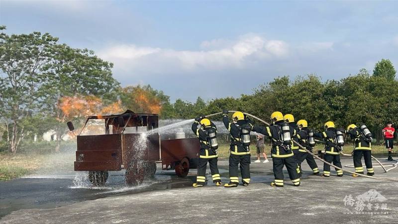 進階電動車火災通識及情境訓練