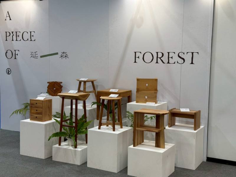公東高工「延森」木工主題展，學生創作木工家具