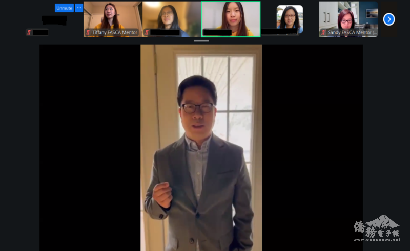 文教中心主任藍柏青表示，看到來自不同地區的青年齊聚一堂令人振奮，並勉勵學生勇於發聲、積極參與，成為未來的連結者與變革者