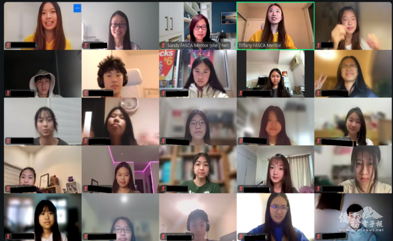 青年加臺文化與語言交流，吸引將近30位來自北一女中及FASCA多倫多分會學生參與